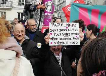 Ambiances de manifestation à Paris